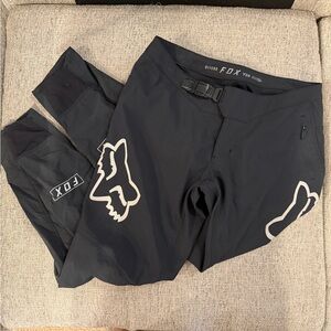 Fox Defend Youth Black Riding Pants